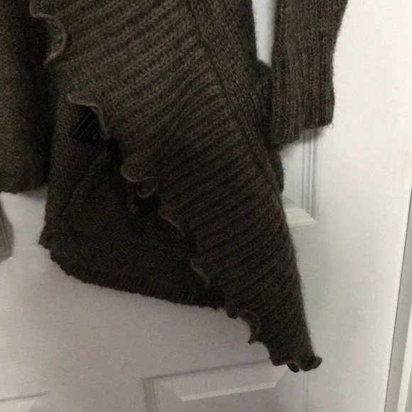 Slonl open front waterfall cardigan sweater Size Small Transitional - Picture 3 of 11